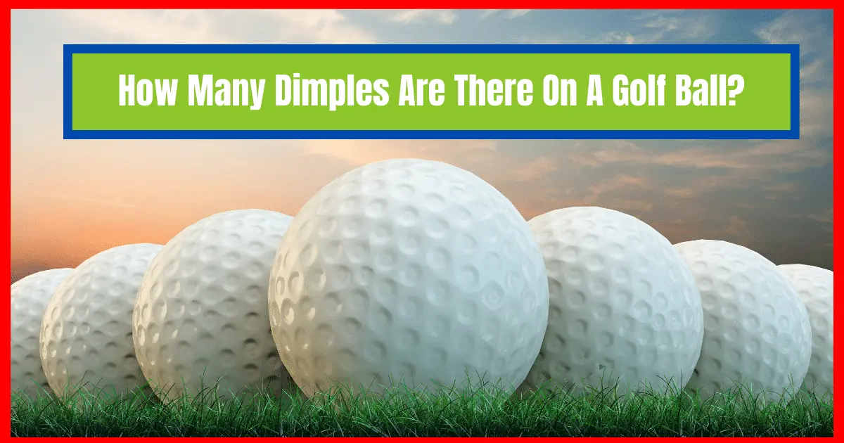 dimples on a golf ball
