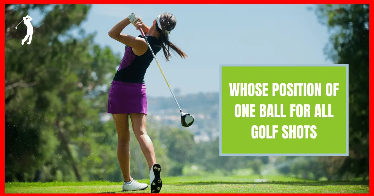One Ball For All Golf Shots