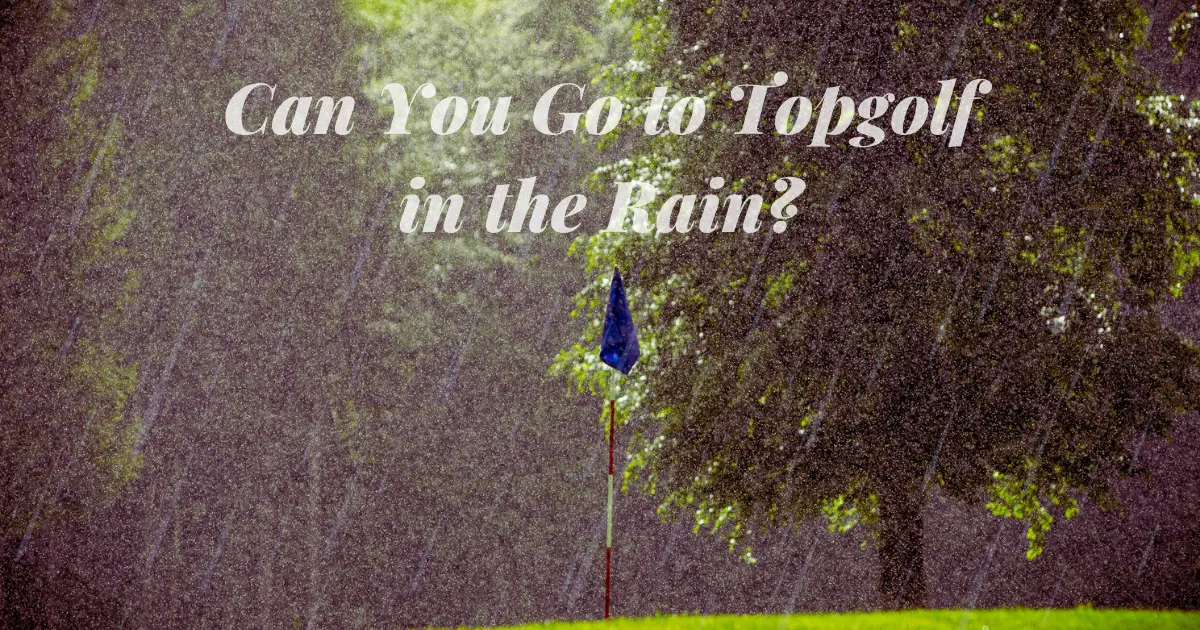 Golf In The Rain