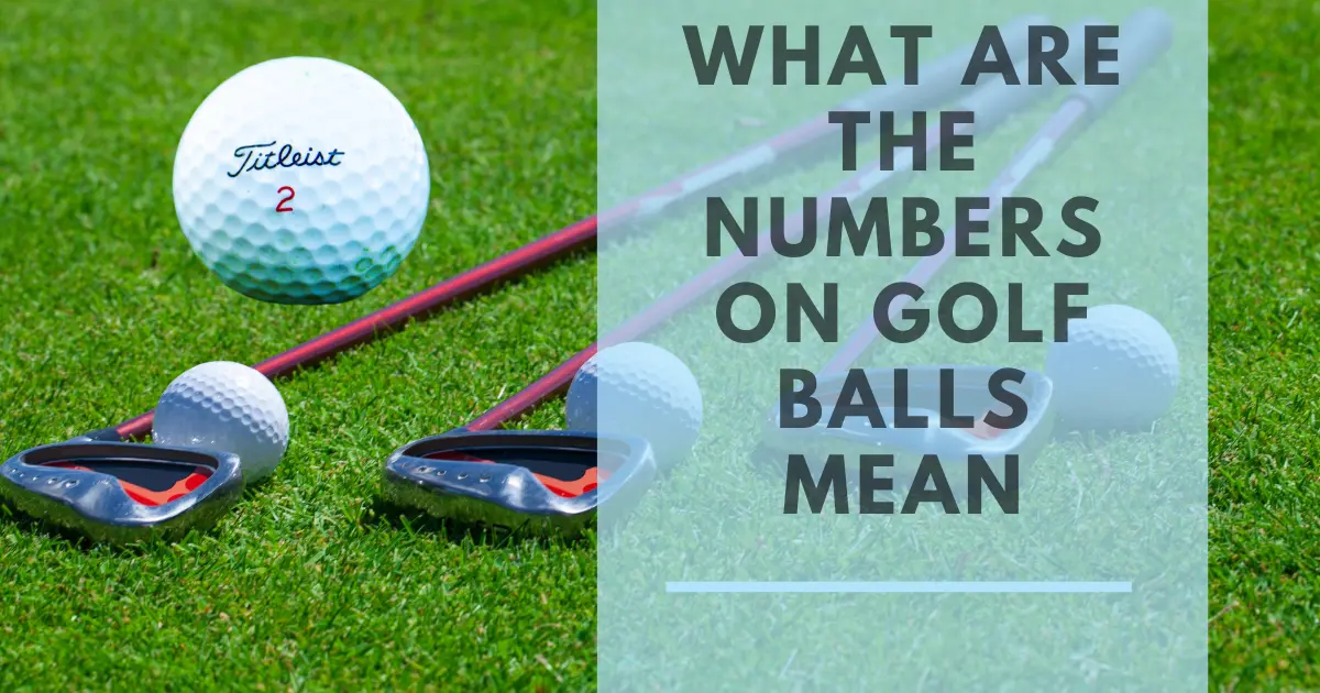 Numbers On Golf Balls