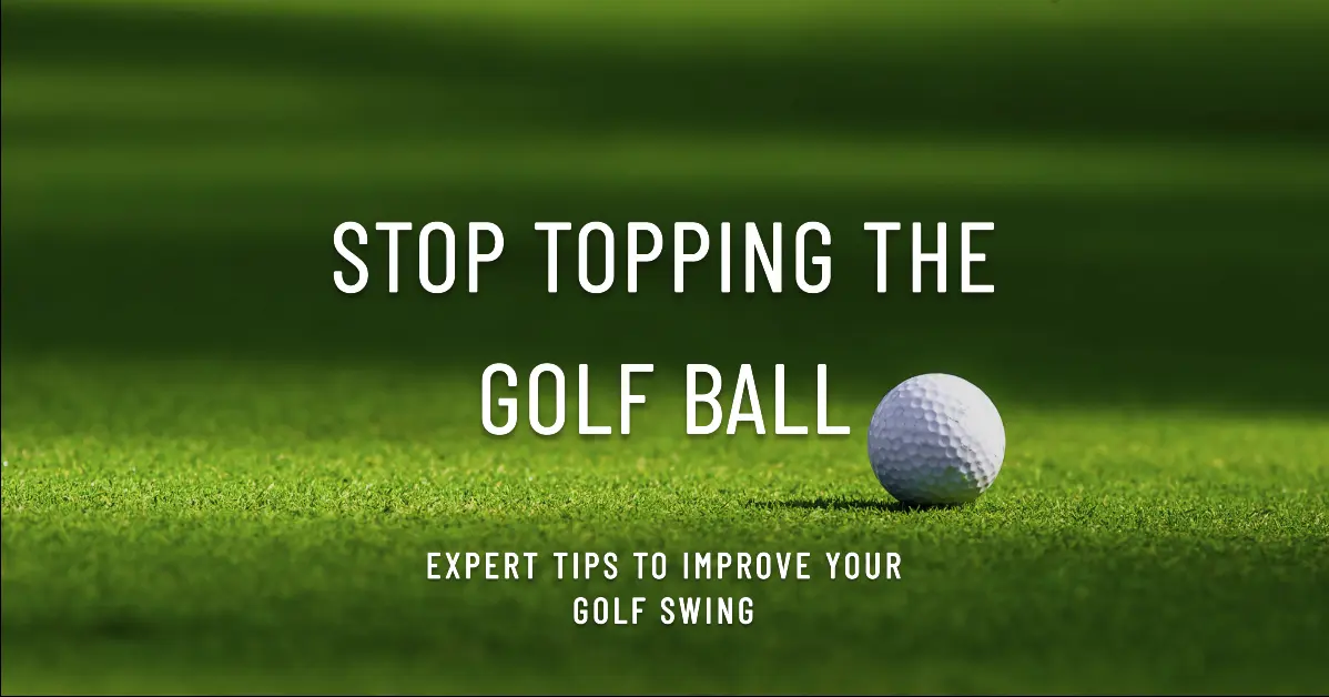 topping the golf ball