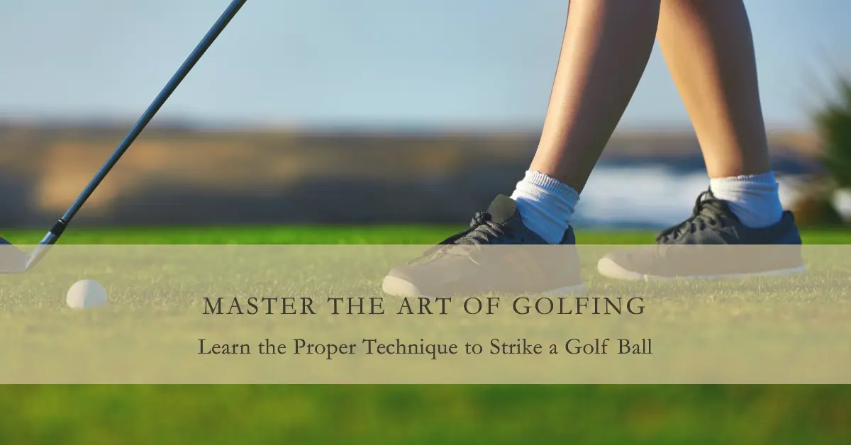golf ball strike