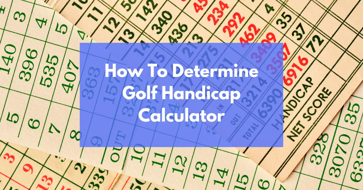 golf handicap calculator