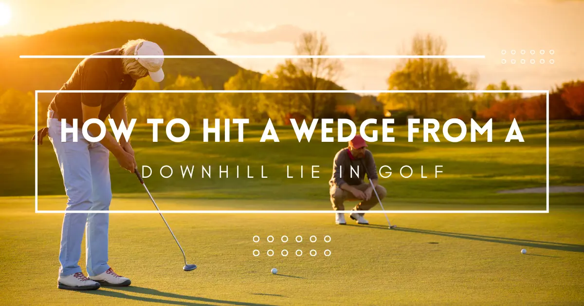 Downhill Lie in Golf