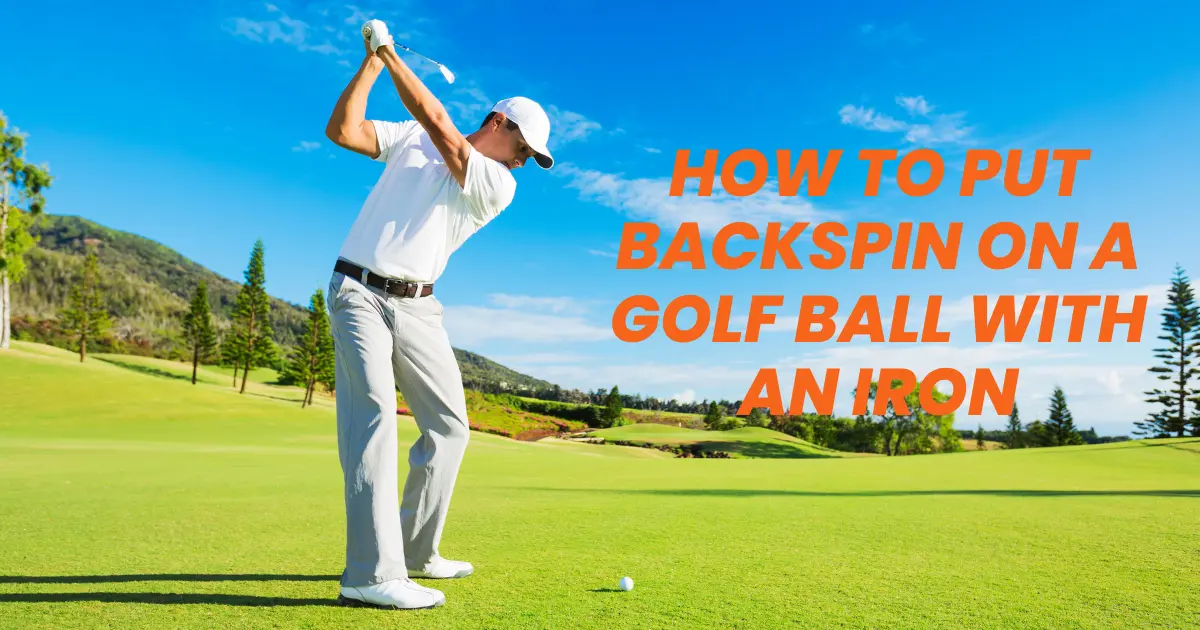backspin on a golf ball