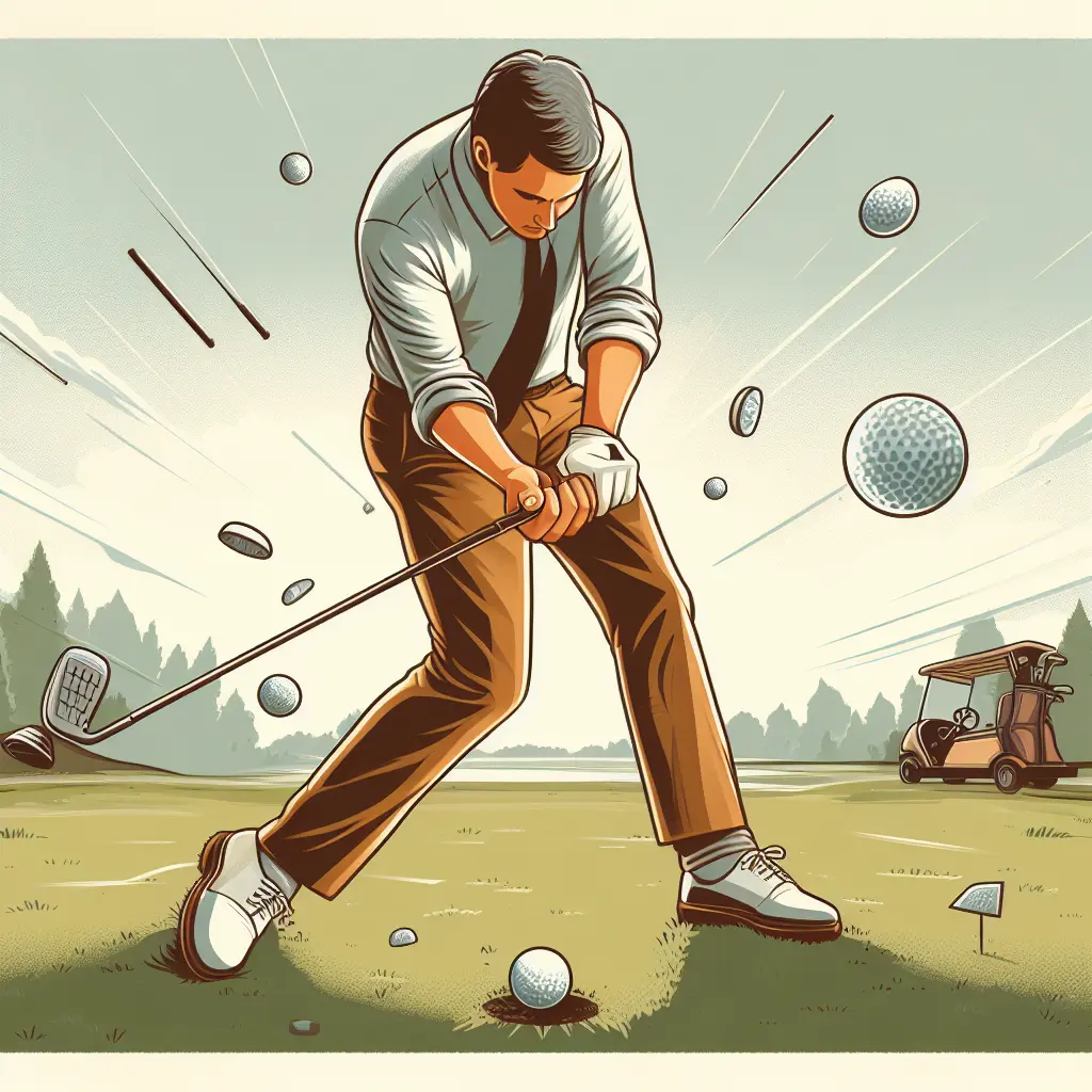 Swinging Across the Golf Ball