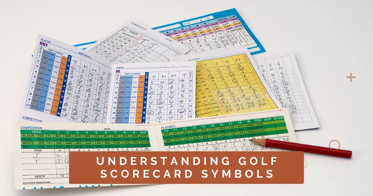 golf scorecard symbols
