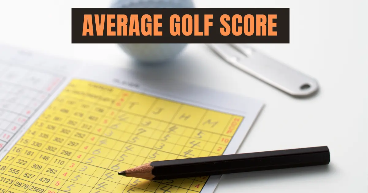 average golf score