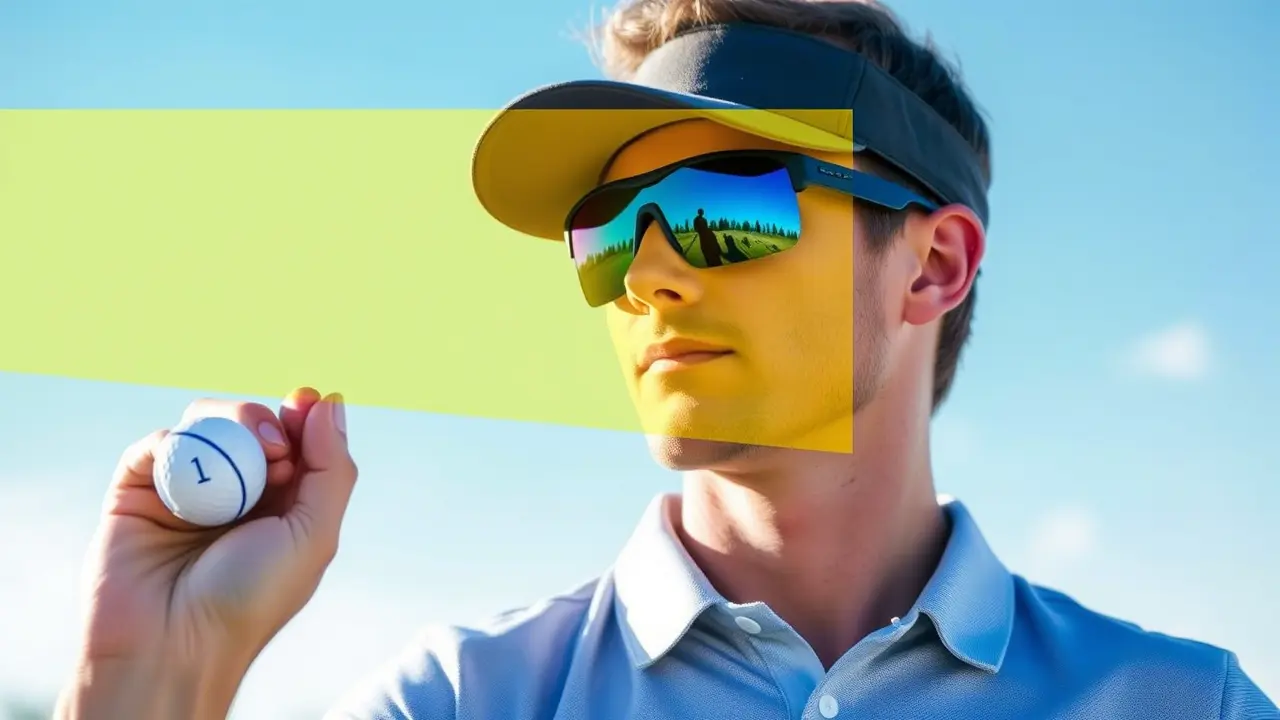 golf hats is reducing glare