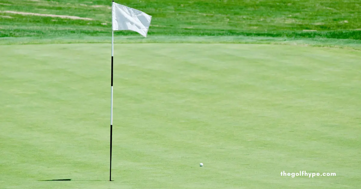 What does pin high mean in golf