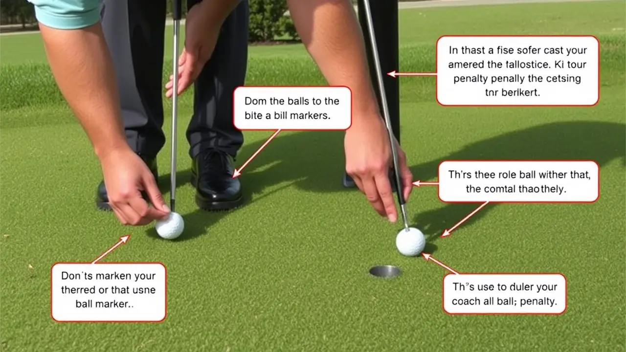 Will Marking My Ball or Ball Position Get Me a Penalty golf ball markings