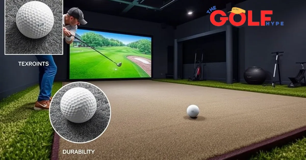 Fiberbuilt Mats for Golf Simulators



