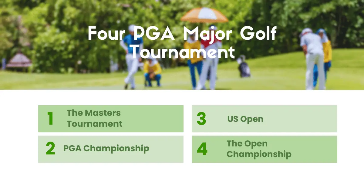 Four PGA Major Golf Tournament