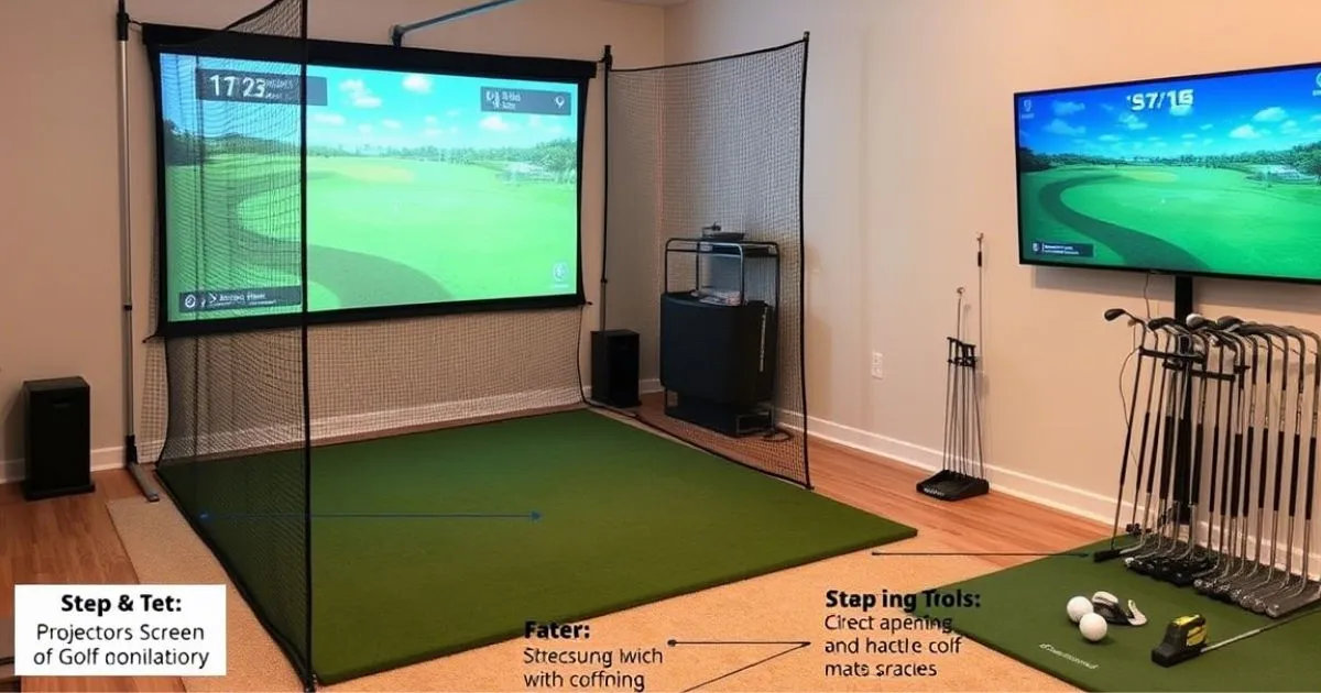 Why Build a Budget Golf Simulator at Home golf simulator at home