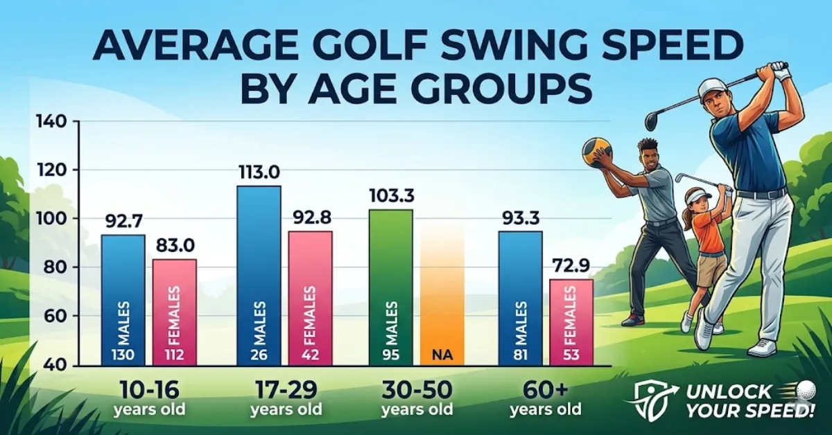 Average Golf Swing Speed by Age Group