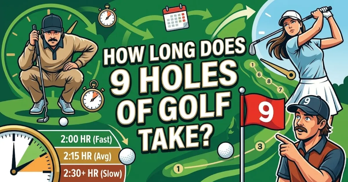 how long does 9 holes of golf take
