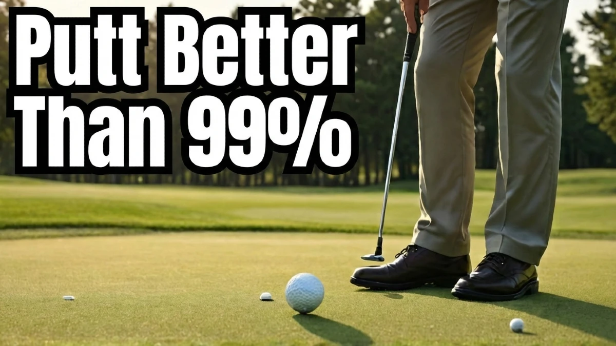 It's actually pretty easy to putt better than 99% of Golfers