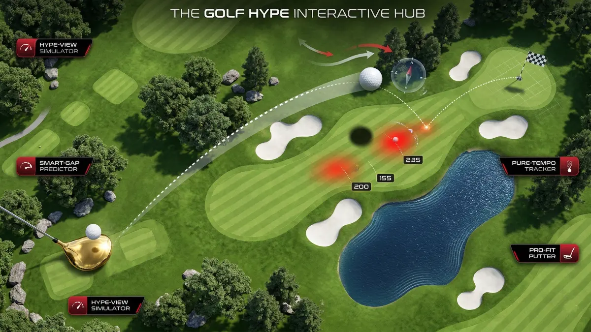 The Golf Hype Interactive Hub- Master Your Game with Pro-Level Tools