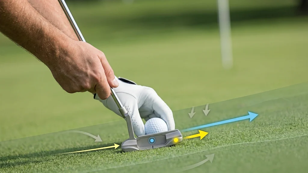 The Pro Secret for Slippery Downhill Putts