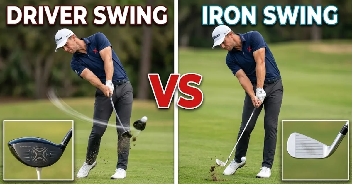 Driver Swing vs Iron Swing