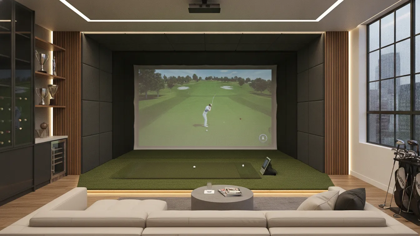 Golf Simulator Room Design
