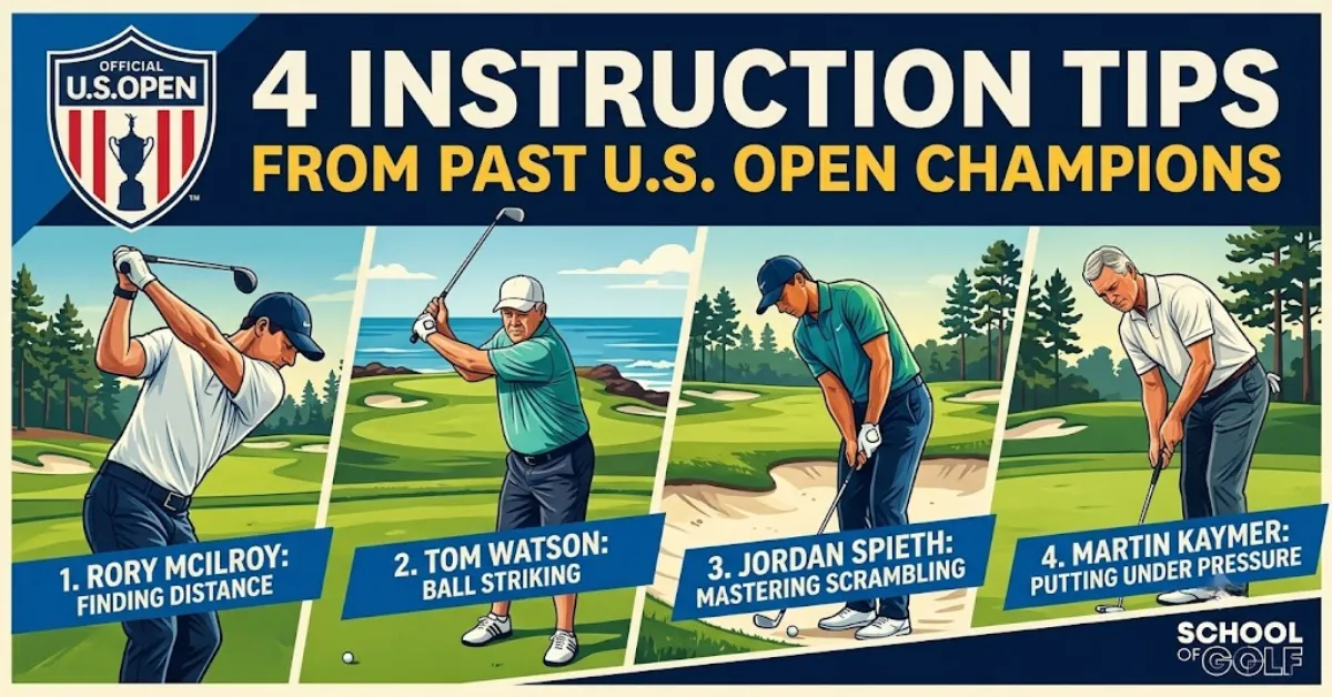 instruction tips from past U.S. Open champions