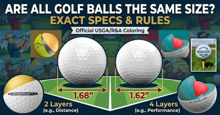 are all golf balls the same size