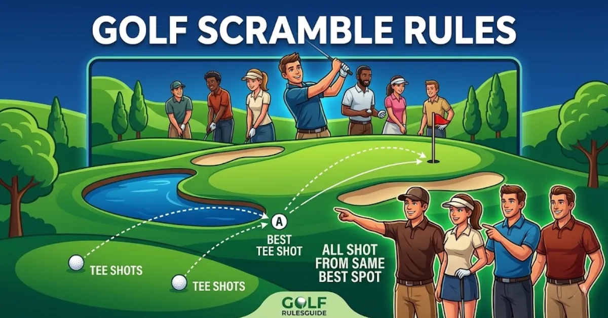 golf scramble rules
