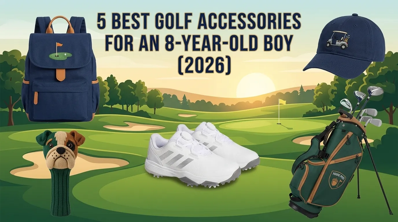 golf accessories for an 8-year-old boy