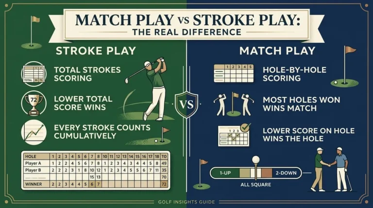Match play vs stroke play