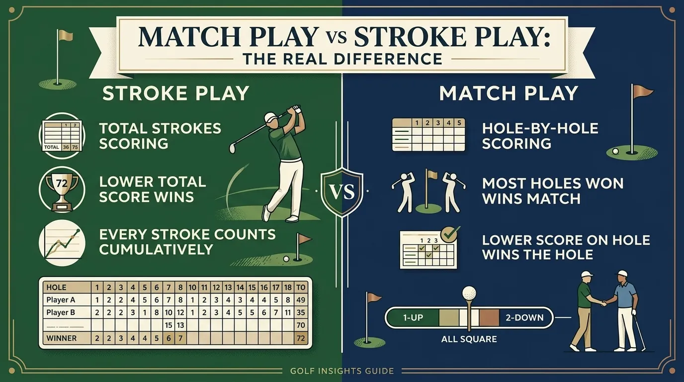 Match play vs stroke play
