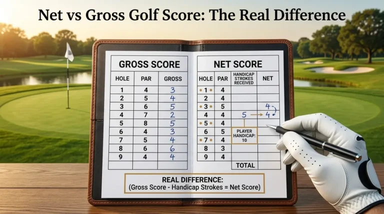 Net vs Gross Golf Score