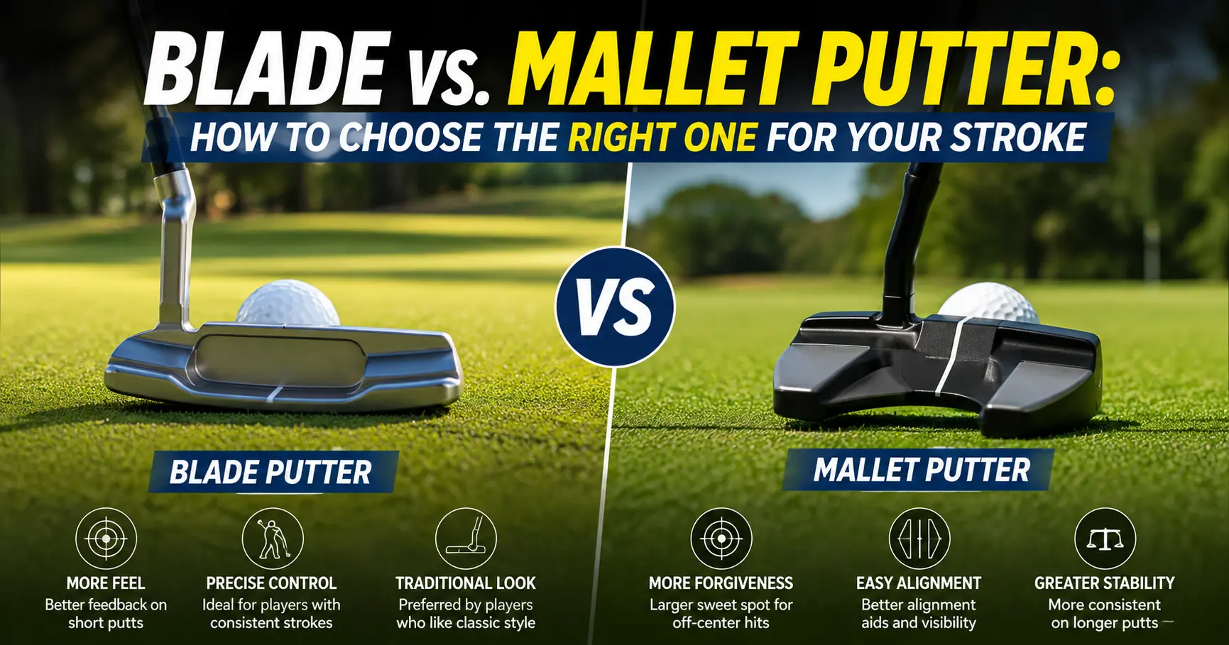 Blade vs. Mallet Putter