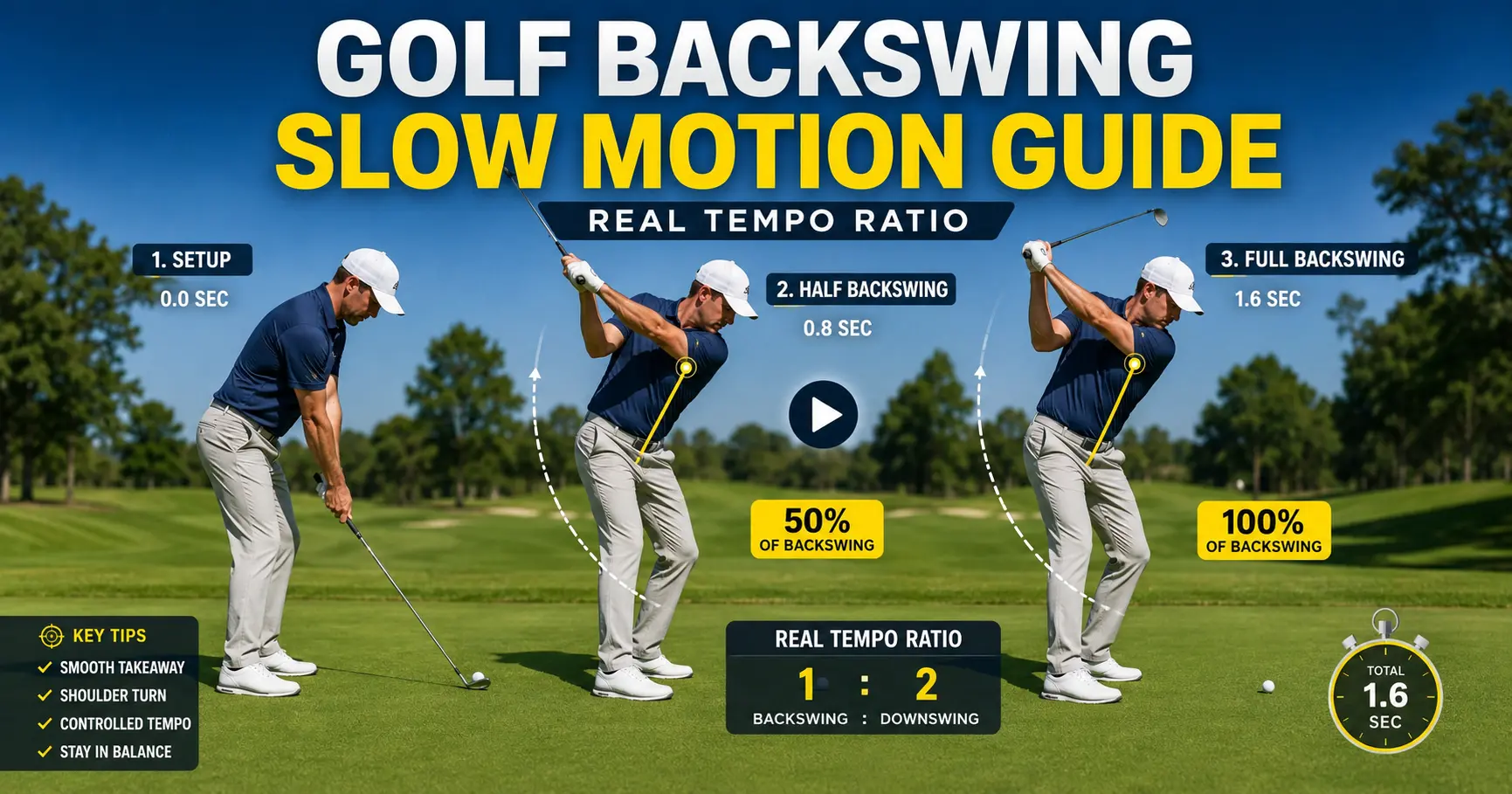 golf backswing slow motion