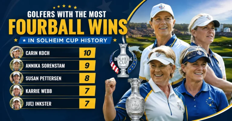 most fourball wins in Solheim Cup