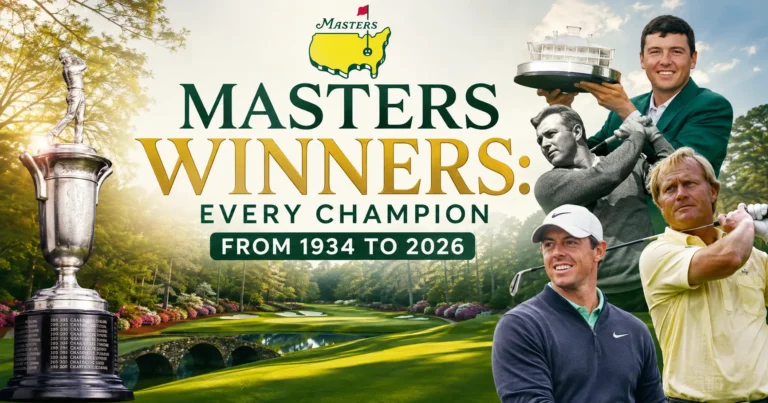 Masters winners