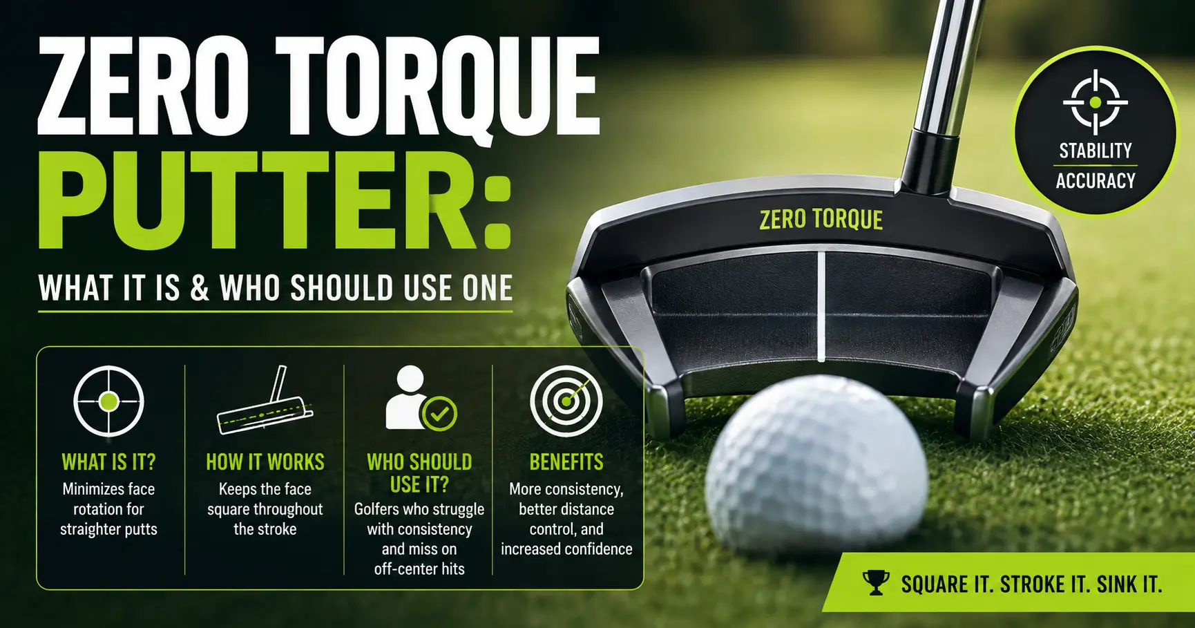 zero torque putter
