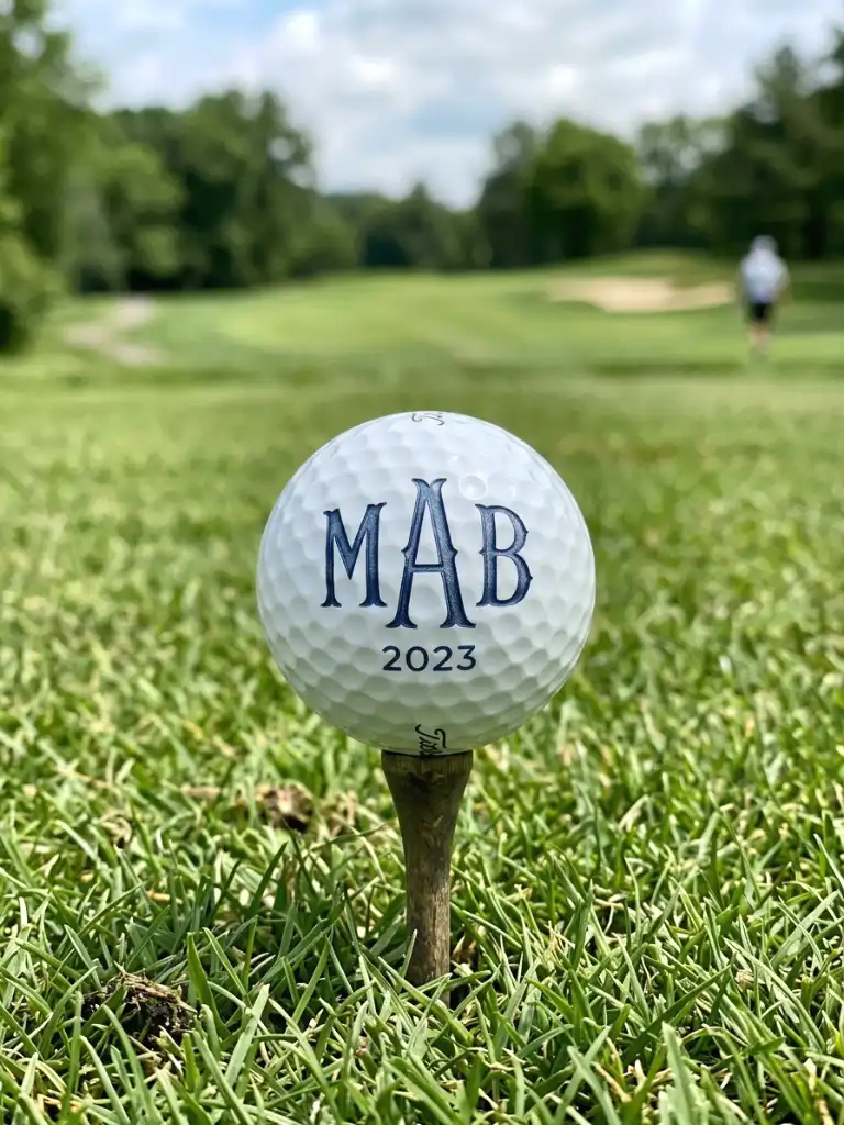 1. Custom Monogrammed Golf Balls