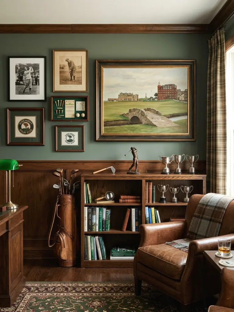10. Bring in Golf-Themed Wall Art and Decor