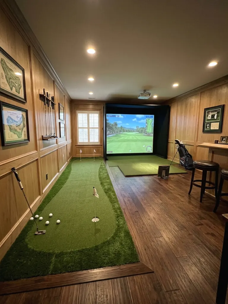 12. Add a Putting Green Strip Along One Side
