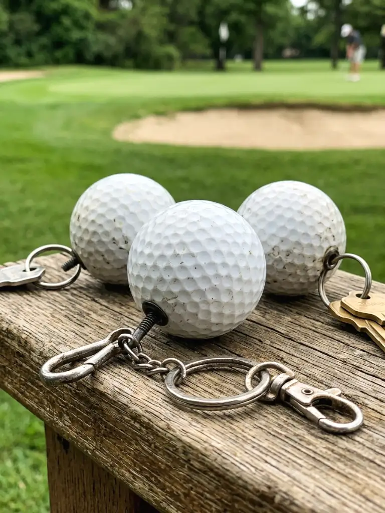 12. Golf Ball Keychains