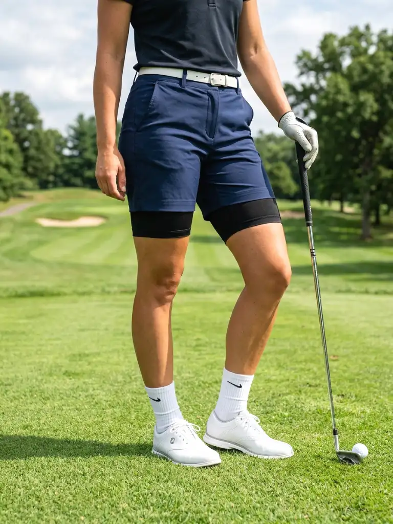 14. Compression Shorts Under Golf Shorts