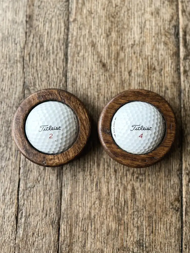 15. Golf Ball Coasters
