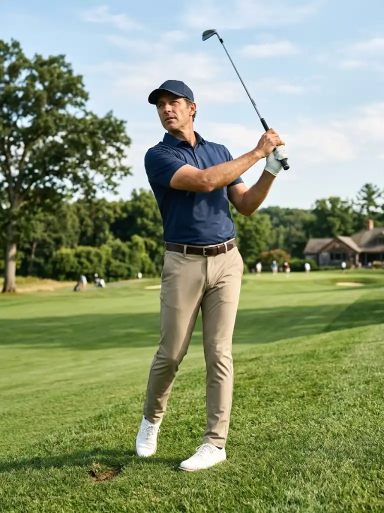 17. Retro Stripe Polo