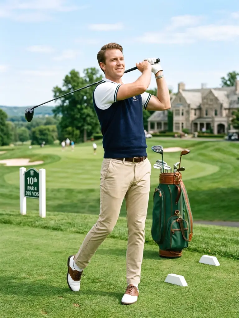 19. Country Club Preppy Look