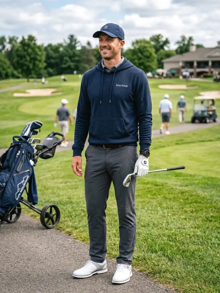 19. Golf Hoodie Casual Look