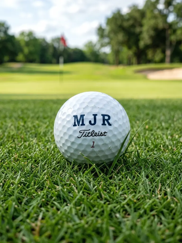 19. Personalized Initial Golf Balls