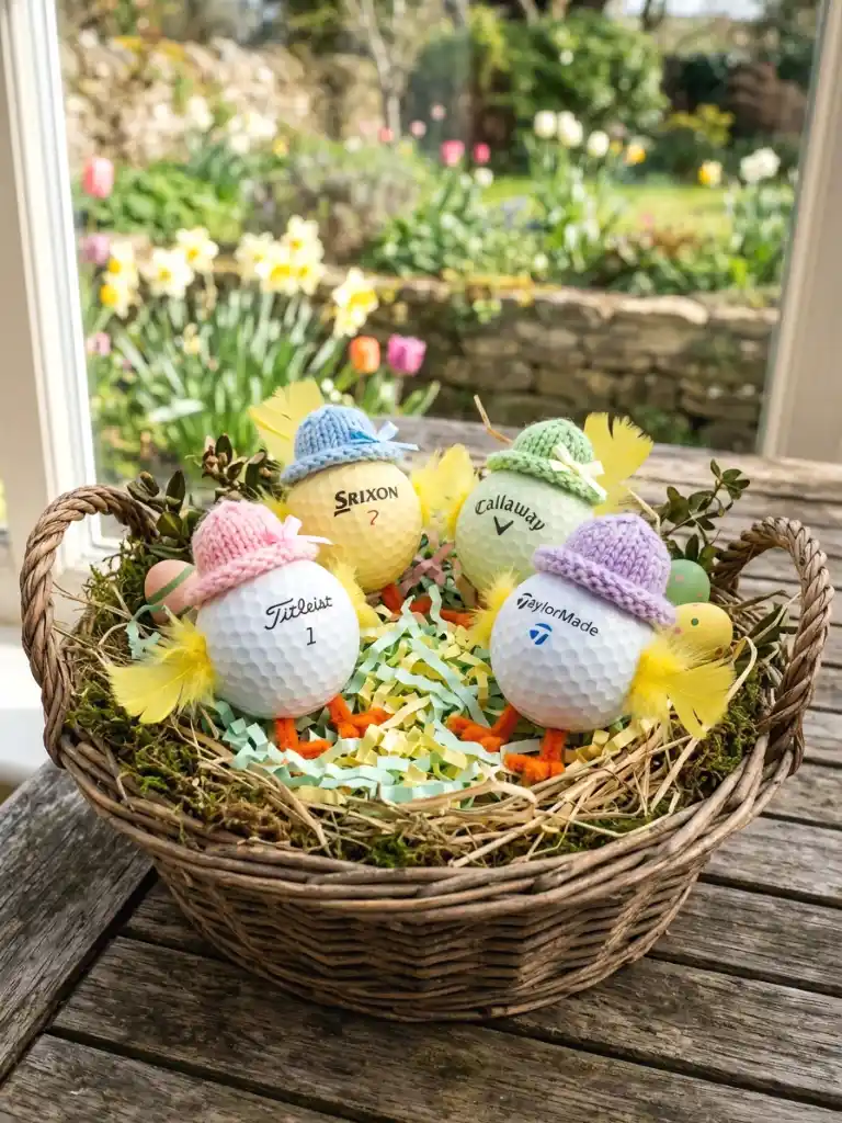 20. Golf Ball Easter Chicks