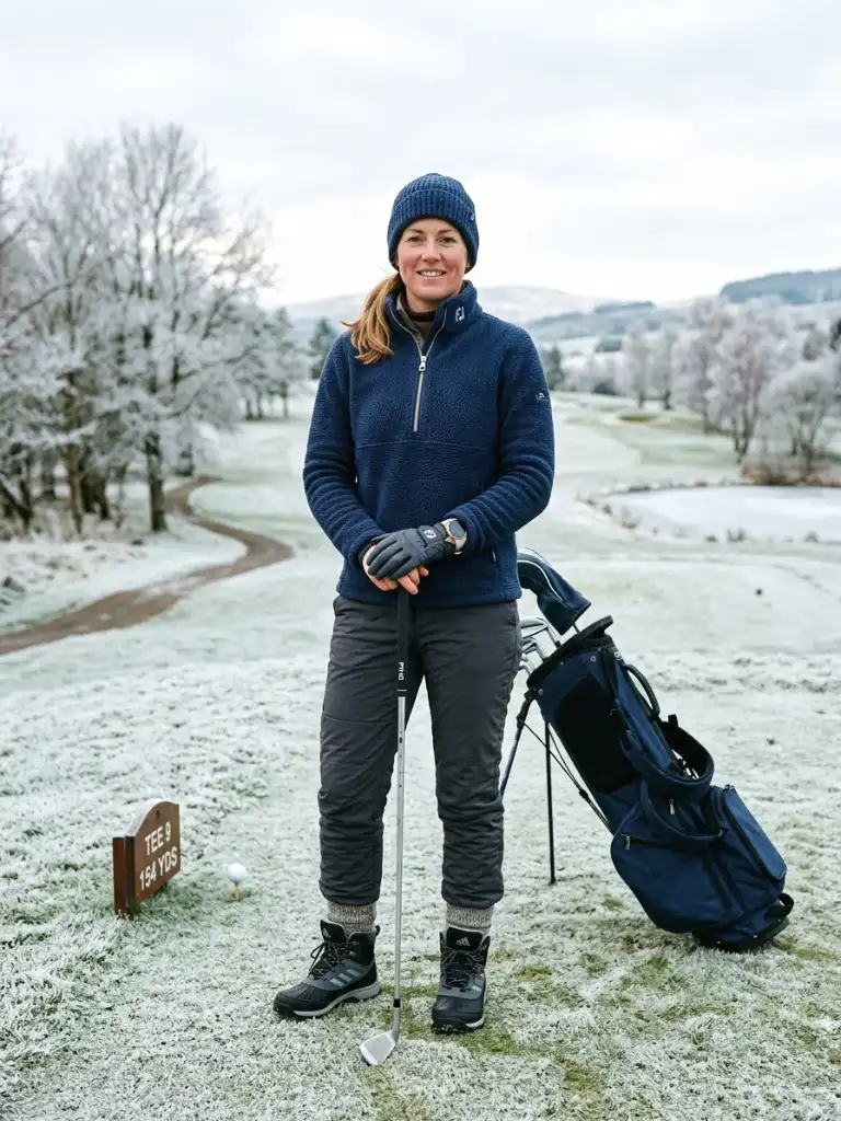21. Fleece Half-Zip Pullover