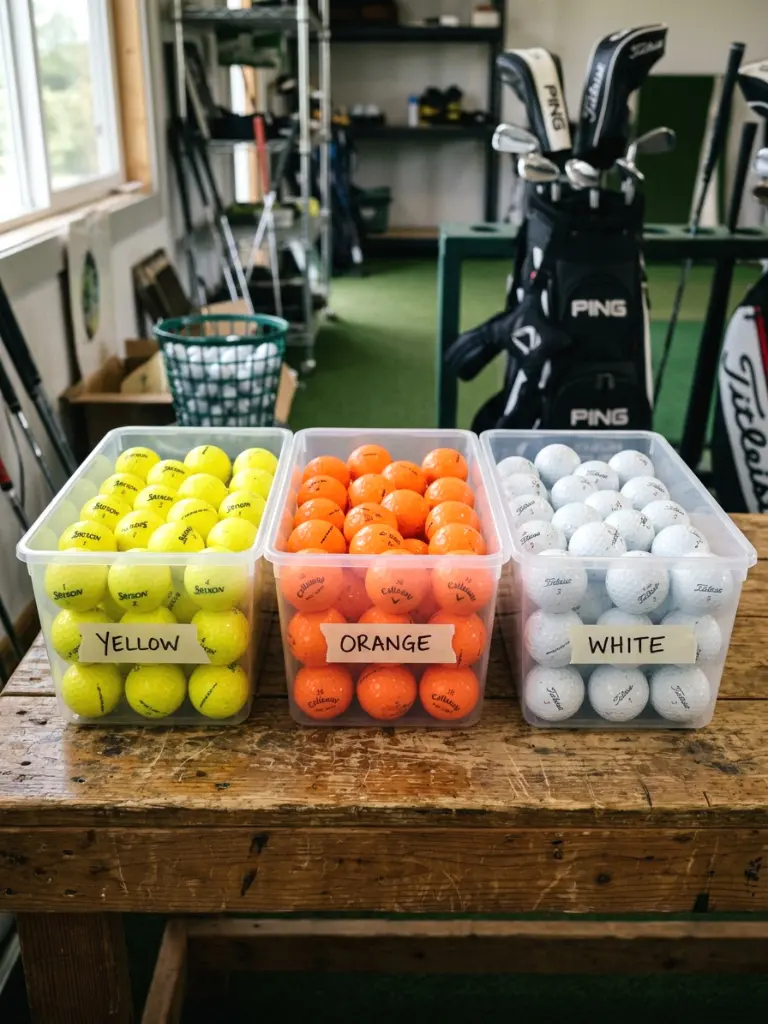 23. Color-Sorted Practice Ball Sets